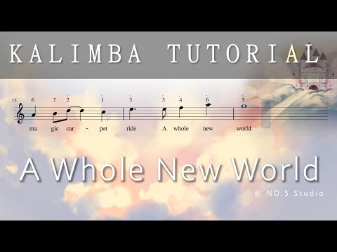 A Whole New World Kalimba Tabs Chords Aladdin Kalimba Tabs