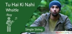 Easy Tu Hai Ki Nahi Whistle Guitar Tabs - Single String - ROY
