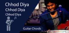 Chhod Diya Chords - Baazaar - Arijit Singh