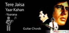 Easy Tere Jaisa Yaar Kahan Guitar Tabs on Single String
