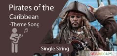 Pirates of the Caribbean Theme Song - Single String Tabs